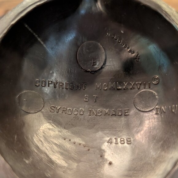 Vtg Pair Of Syroco 4189 Homco Gold Tone Wall Sconces Candle Holders - Picture 8 of 10